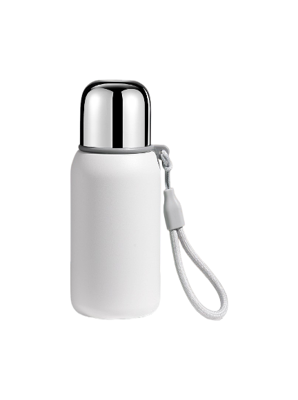 316 Steel Thermos - 500ML Women’s Cup w/ Strap & Dual-Drink Lid