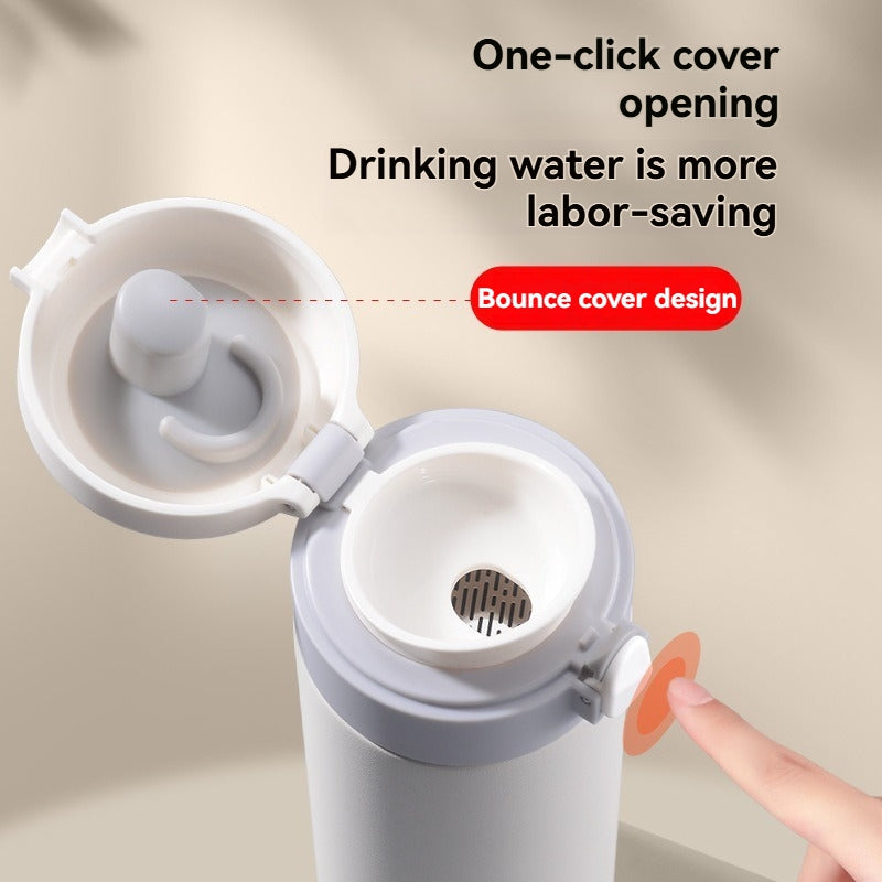 316 Stainless Steel Insulated Cup 400ML Portable Bounce Mug